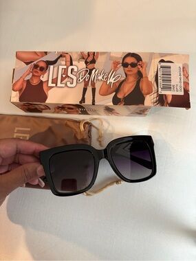 Black Oversized Square Sunglasses